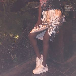 Pink and White Authentic Alexander McQueens